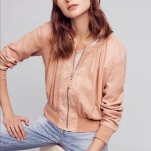 Anthropologie Hei Hei Bomber Jacket - flawed